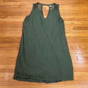 Olive Green Sleeveless Old Navy Dress